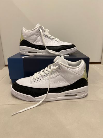 Fragment × Nike Air Jordan 3 "White/Black"