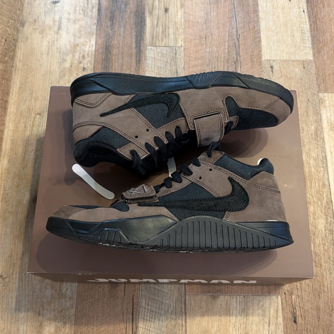 Travis Scott × Nike Jordan Jumpman Jack TR CJ1 T-Rexx "Black and Dark Mocha"