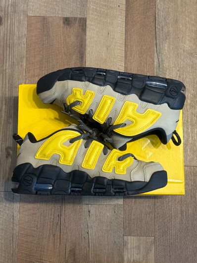 AMBUSH × Nike Air More Uptempo Low "Vivid Sulfur and Limestone"