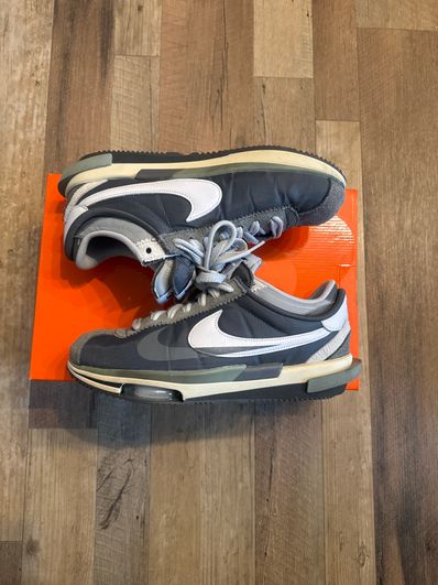 sacai × Nike Zoom Cortez "Iron Grey"