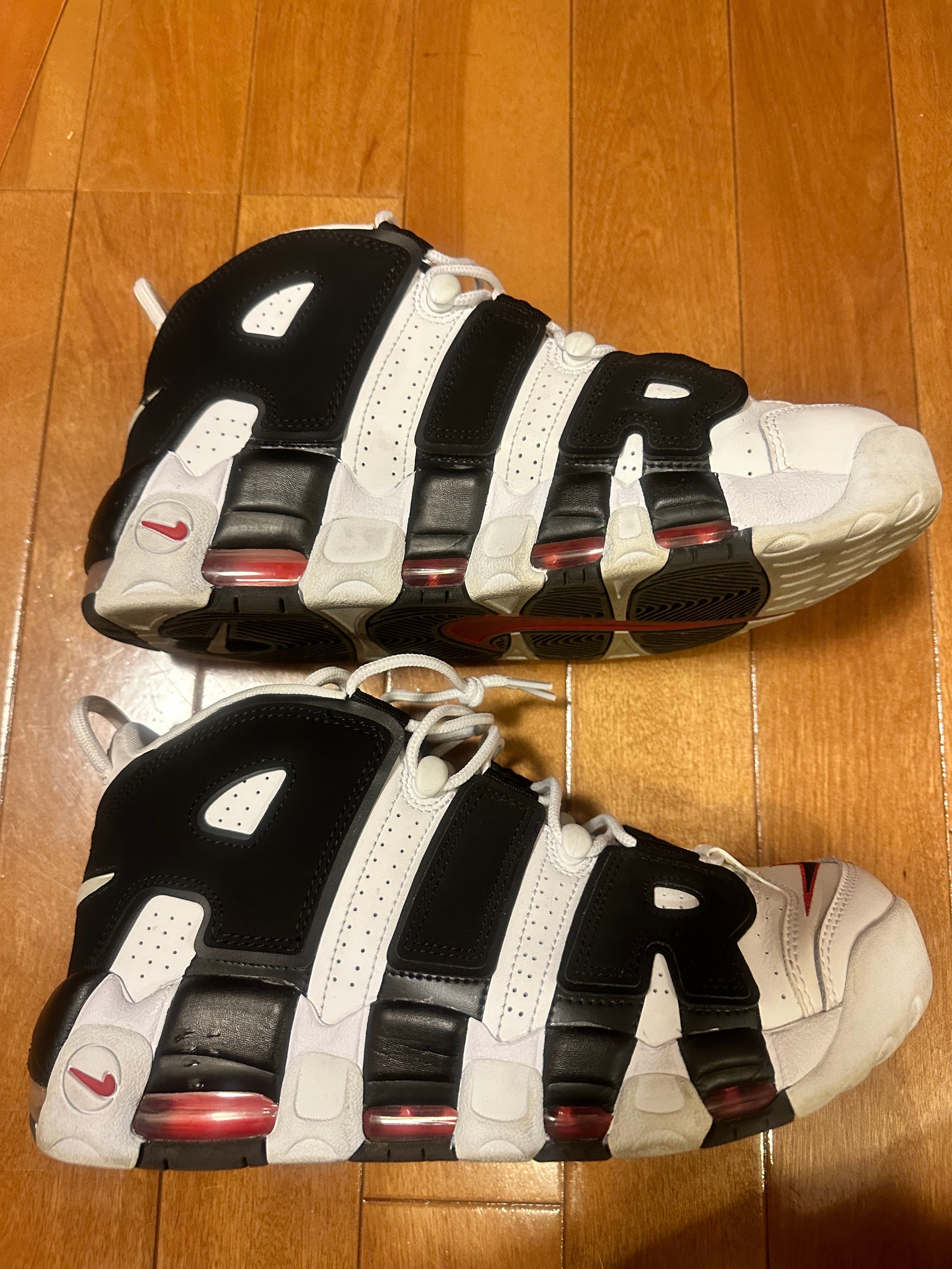 Nike Air More up Tempo "White/Black/University Red"(~2018)