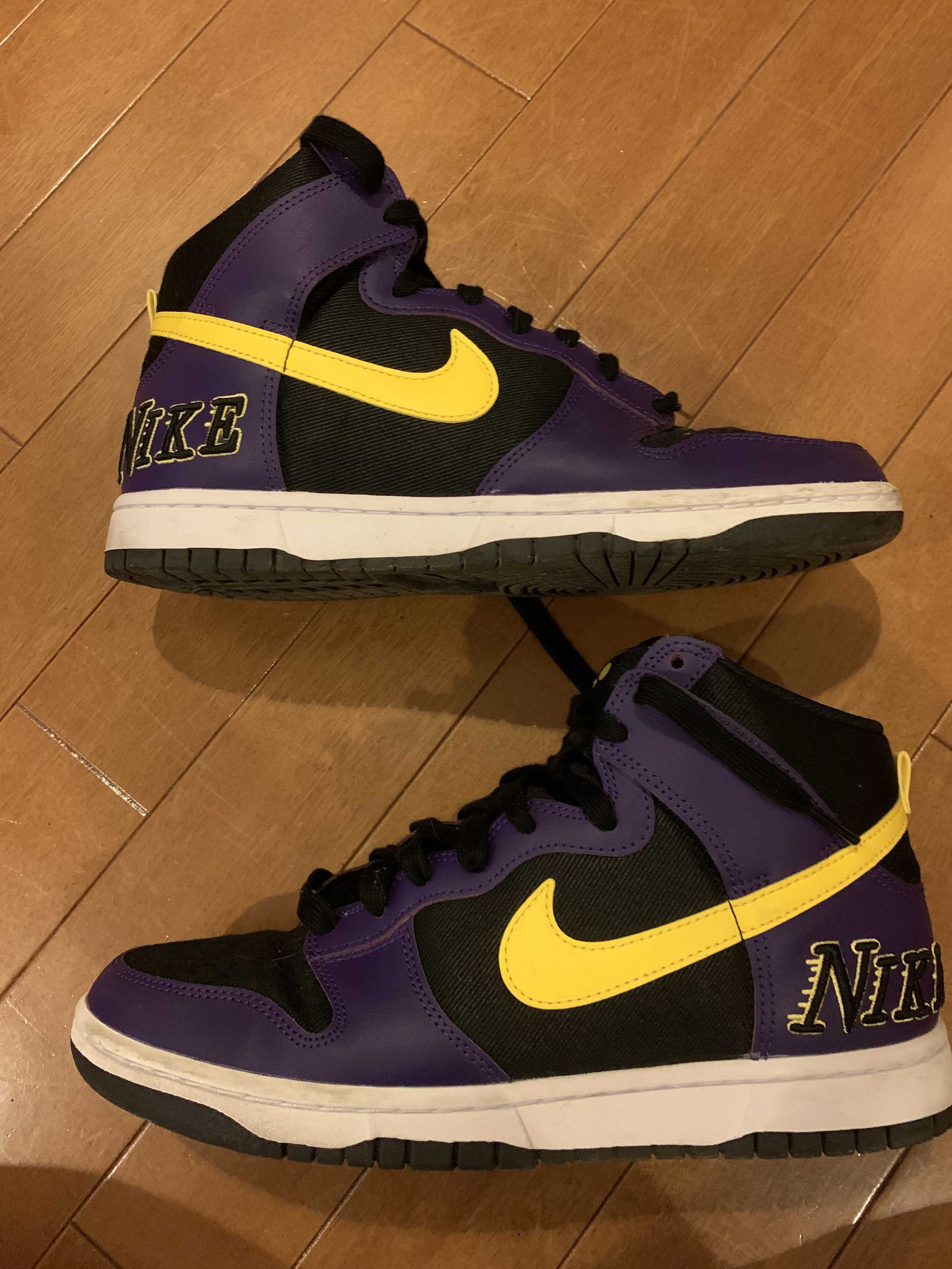 Nike Dunk High EMB "Lakers"