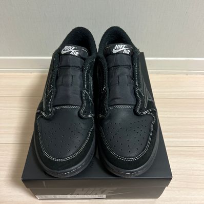 Travis Scott × Nike Air Jordan 1 Low OG SP "Black Phantom"