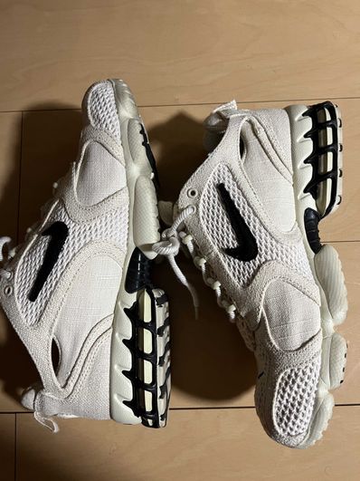 Stussy × Nike Air Zoom Spiridon CG 2 "Fossil/Black"