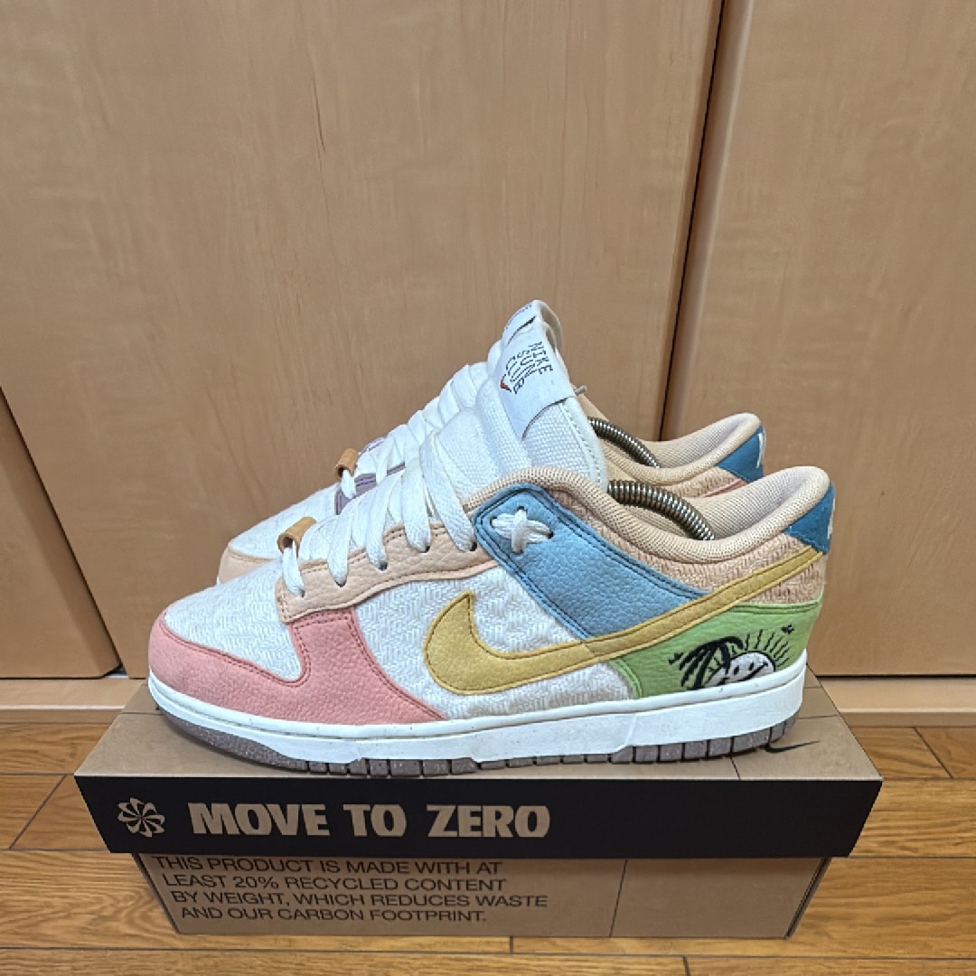 Nike Women's Dunk Low Sun Club "Sail/Sanded Gold/Light Madder Root"