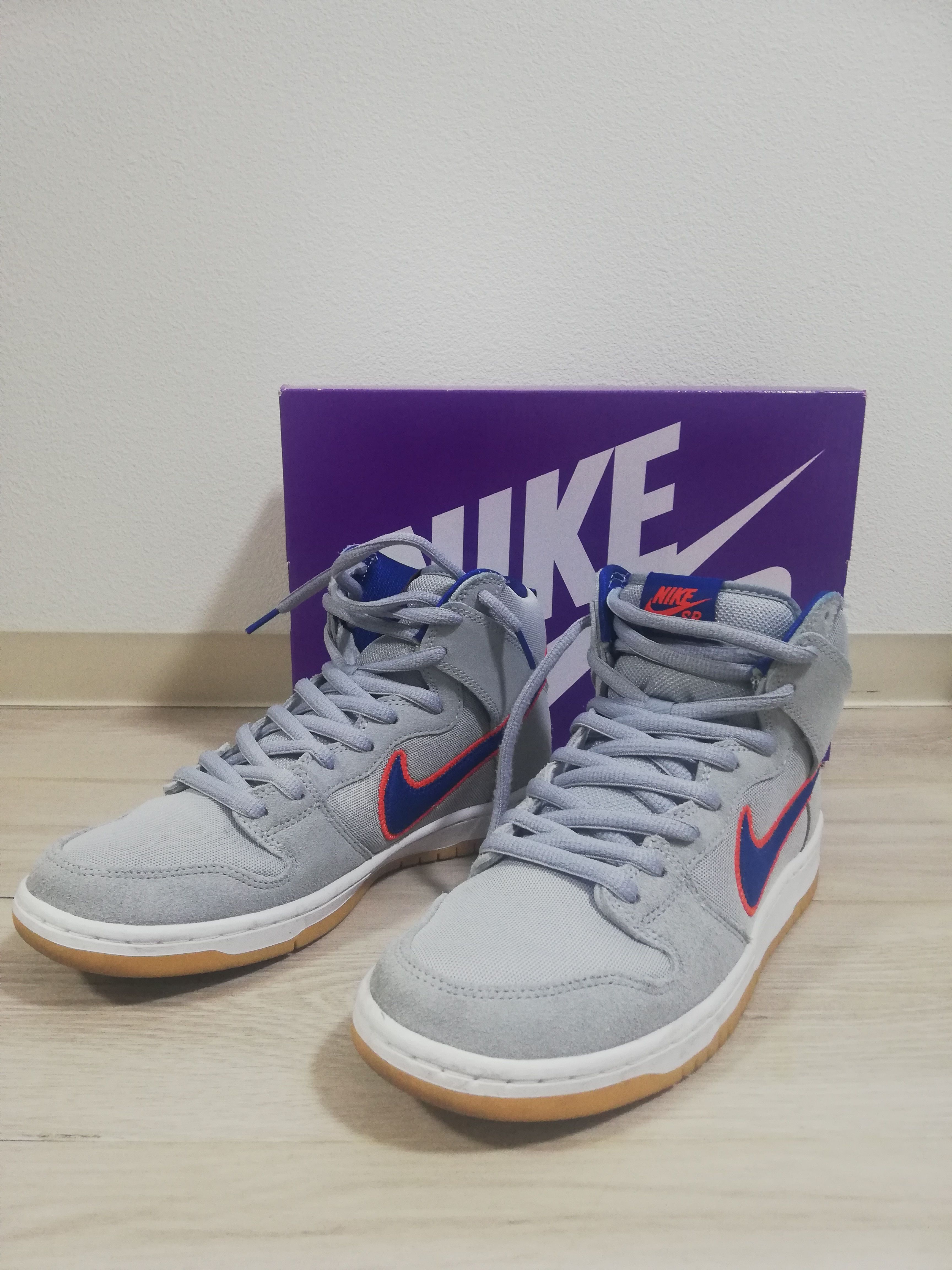Nike SB Dunk High "Rush Blue and Team Orange/New York Mets"