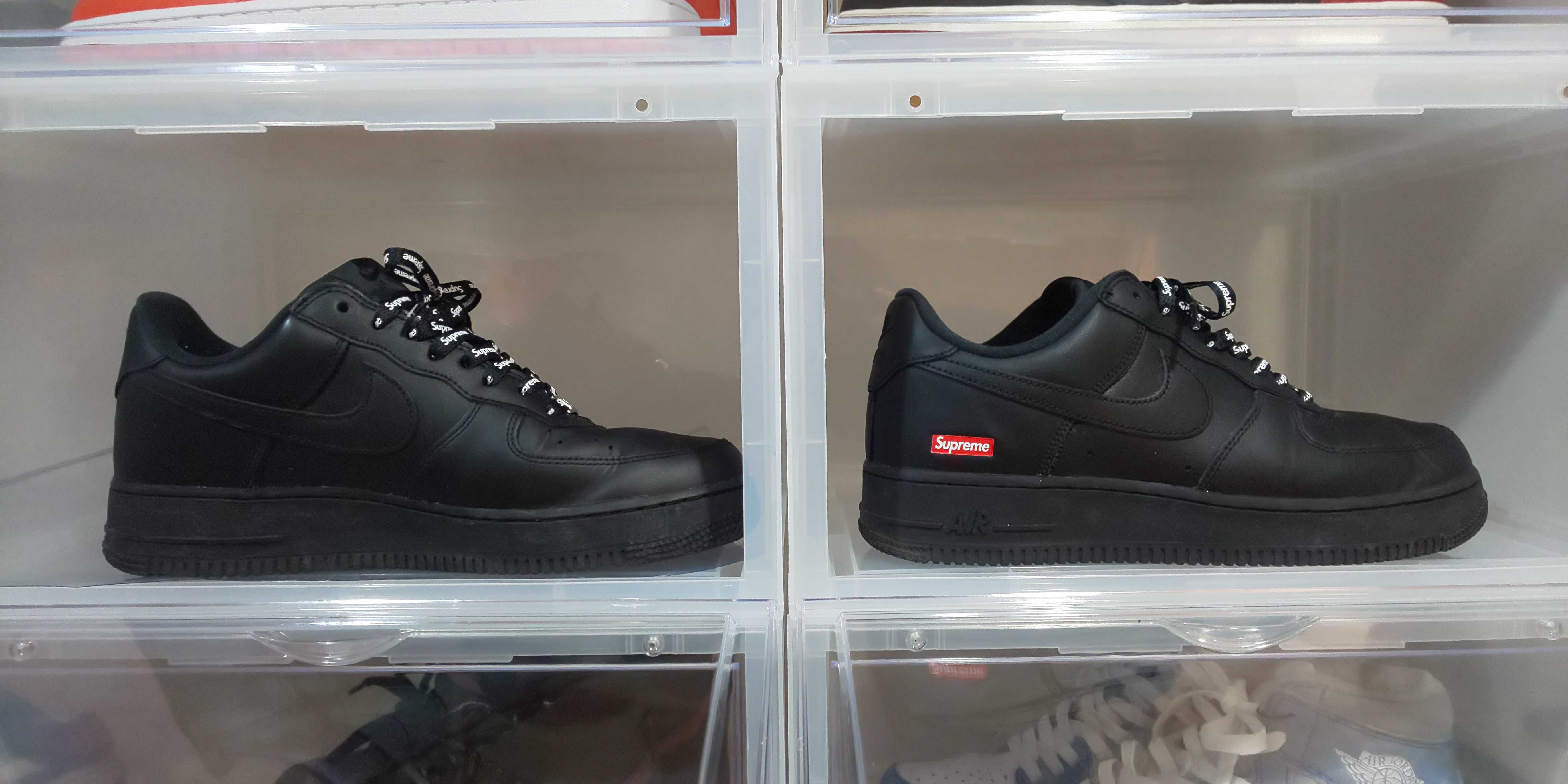 Supreme × Nike Air Force 1 Low "Black"