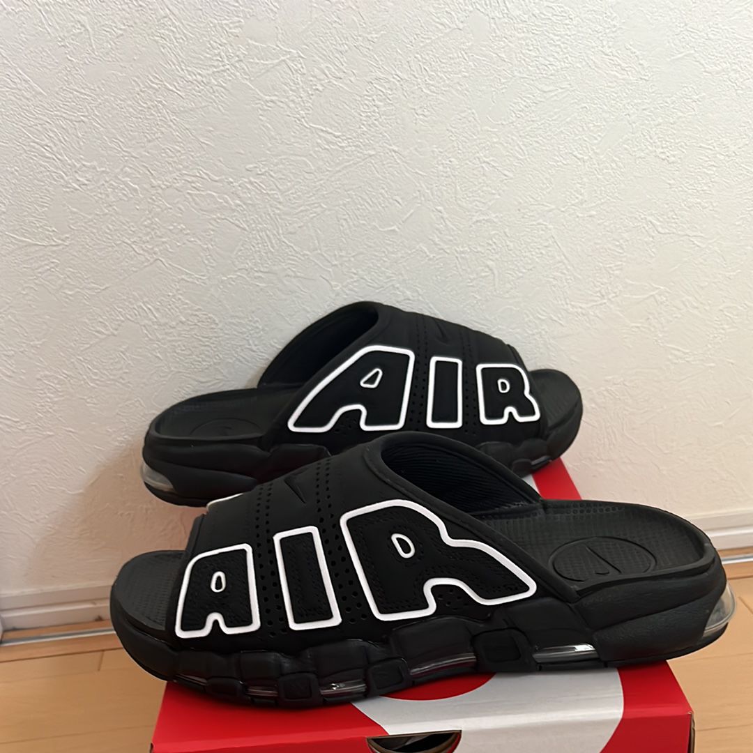 Nike Air More Uptempo Slide "Black" (DV2132-001/DV2137-001)