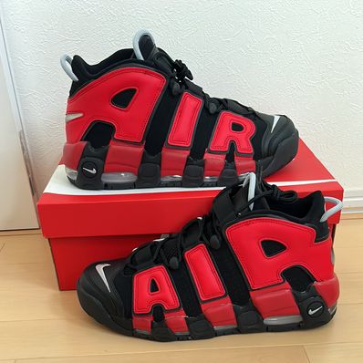 Nike Air More Uptempo '96 "Black and University Red"
