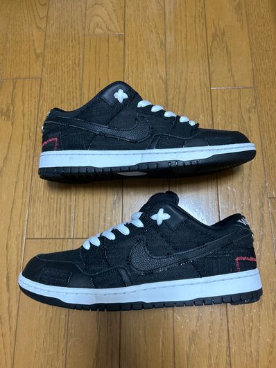 Wasted Youth × Nike SB Dunk Low "Black Denim"(Special Box) / VERDY