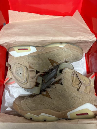 Travis Scott × Nike Air Jordan 6 "British Khaki"