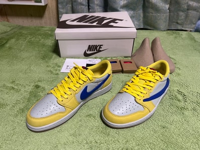 Travis Scott × Nike Women's Air Jordan 1 Retro Low OG "Canary"