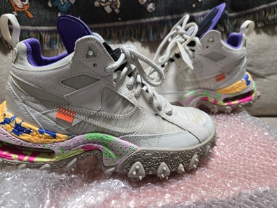 Off-White × Nike Air Terra Forma "Summit White and PSYCHIC PURPLE"