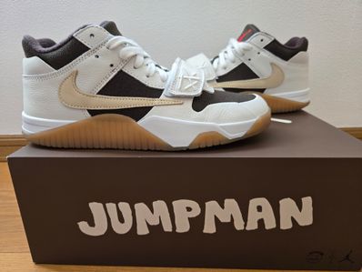 Travis Scott × Nike Jordan Jumpman Jack TR "Sail and Dark Mocha"
