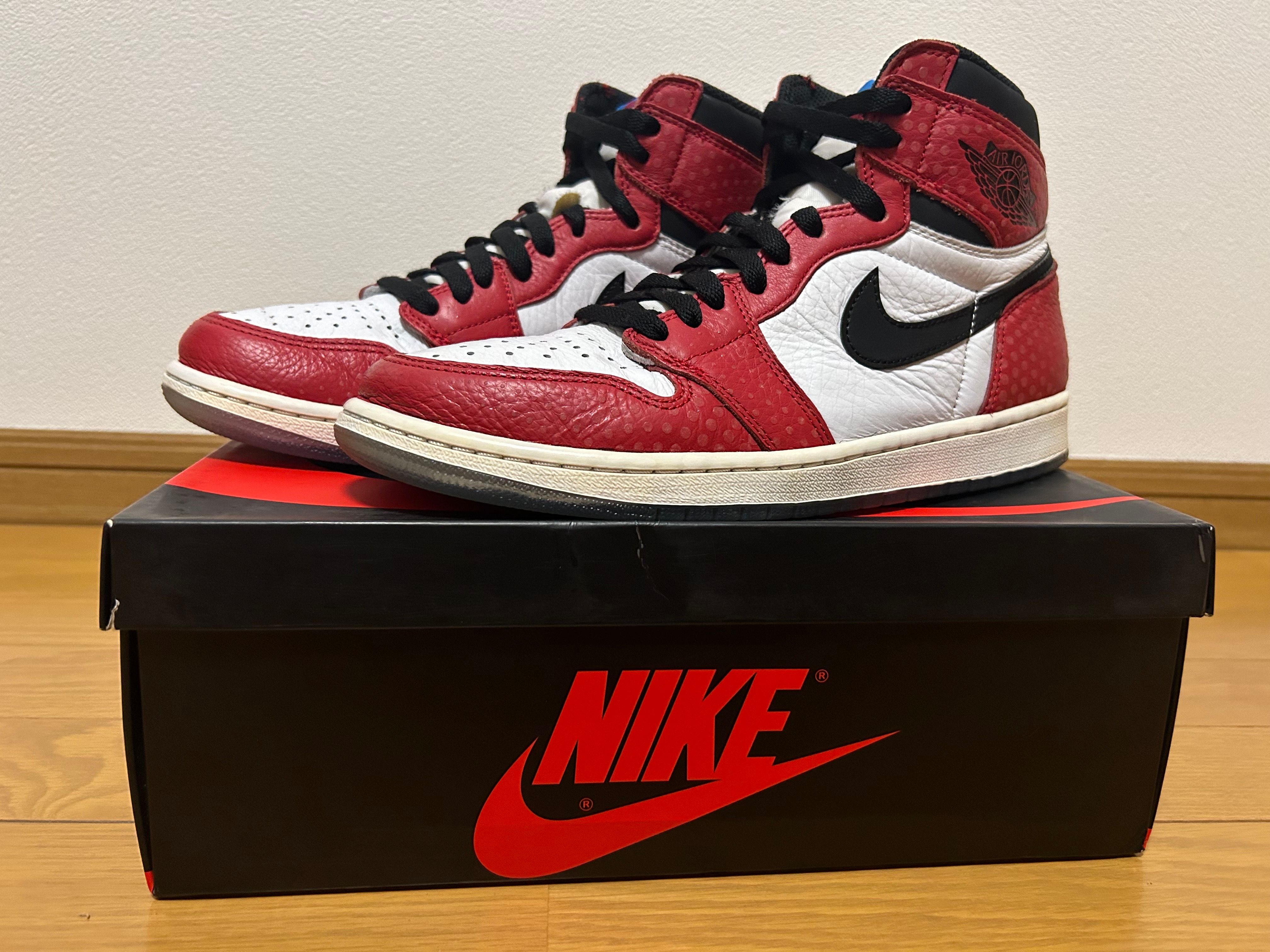 Spiderman × Nike Air Jordan 1 Origin Story "Gym Red/White/Photo Blue/Black"