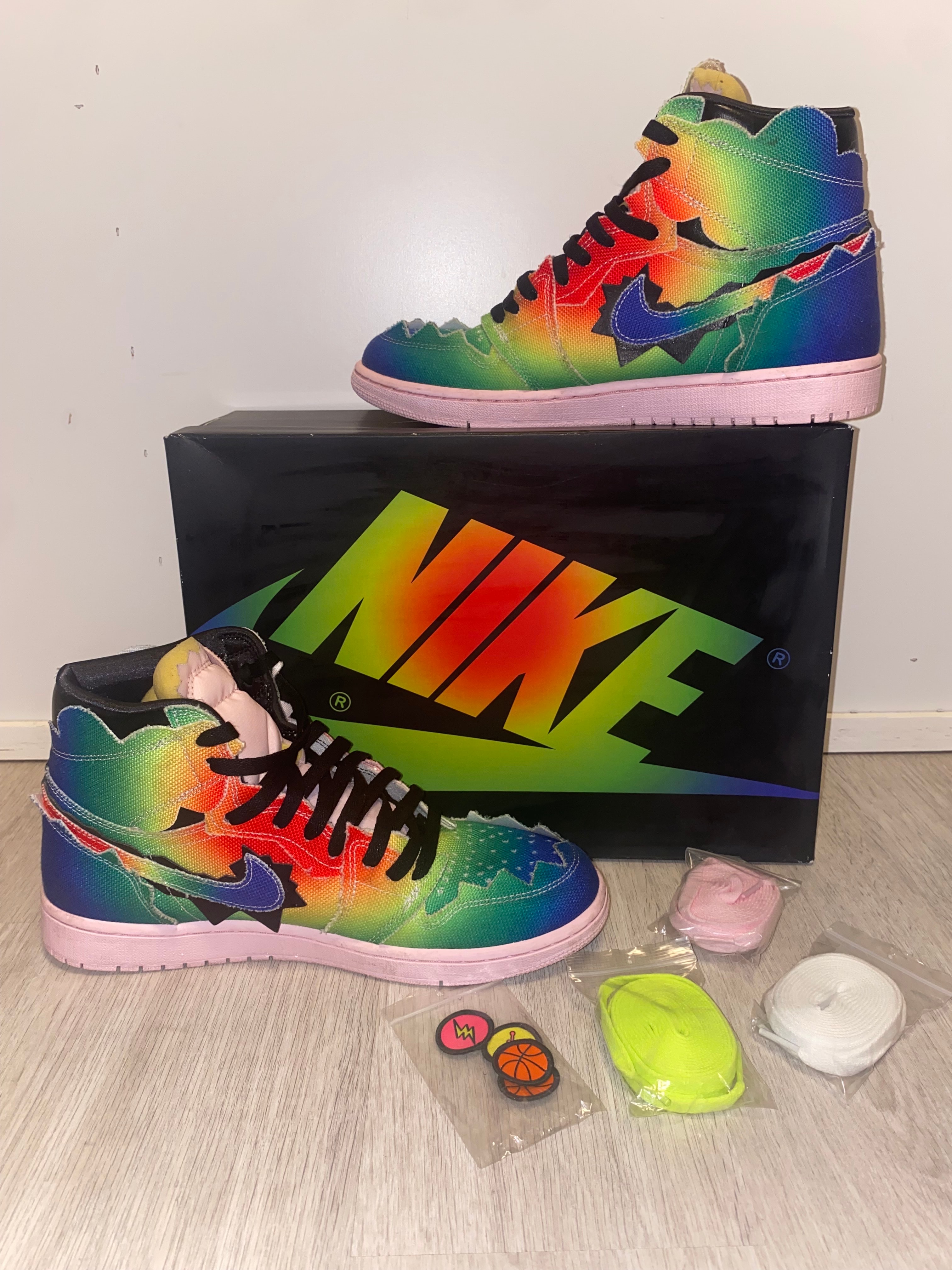 J Balvin × Nike Air Jordan 1 High OG "Rainbow"