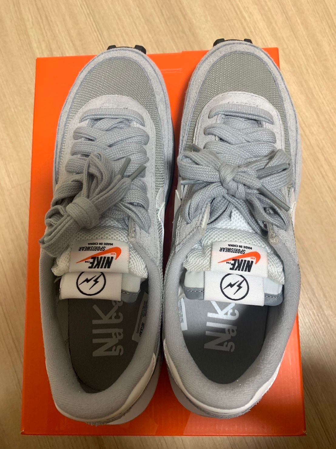 Fragment × sacai × Nike LD Waffle "Light Smoke Grey"