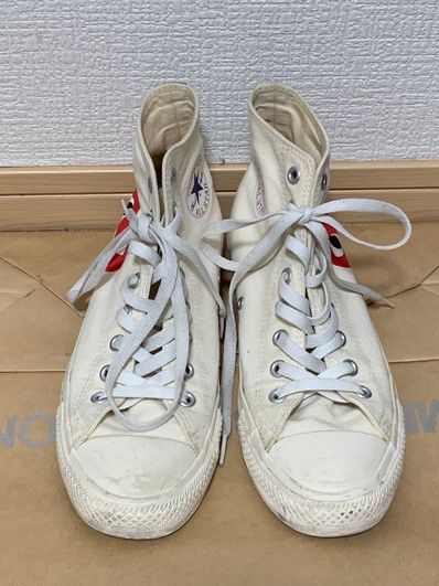 PLAY COMME des GARCONS × Converse All Star Hi "White"