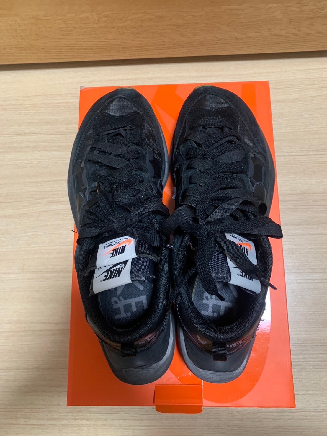 sacai × Nike Vapor Waffle "Black Gum"