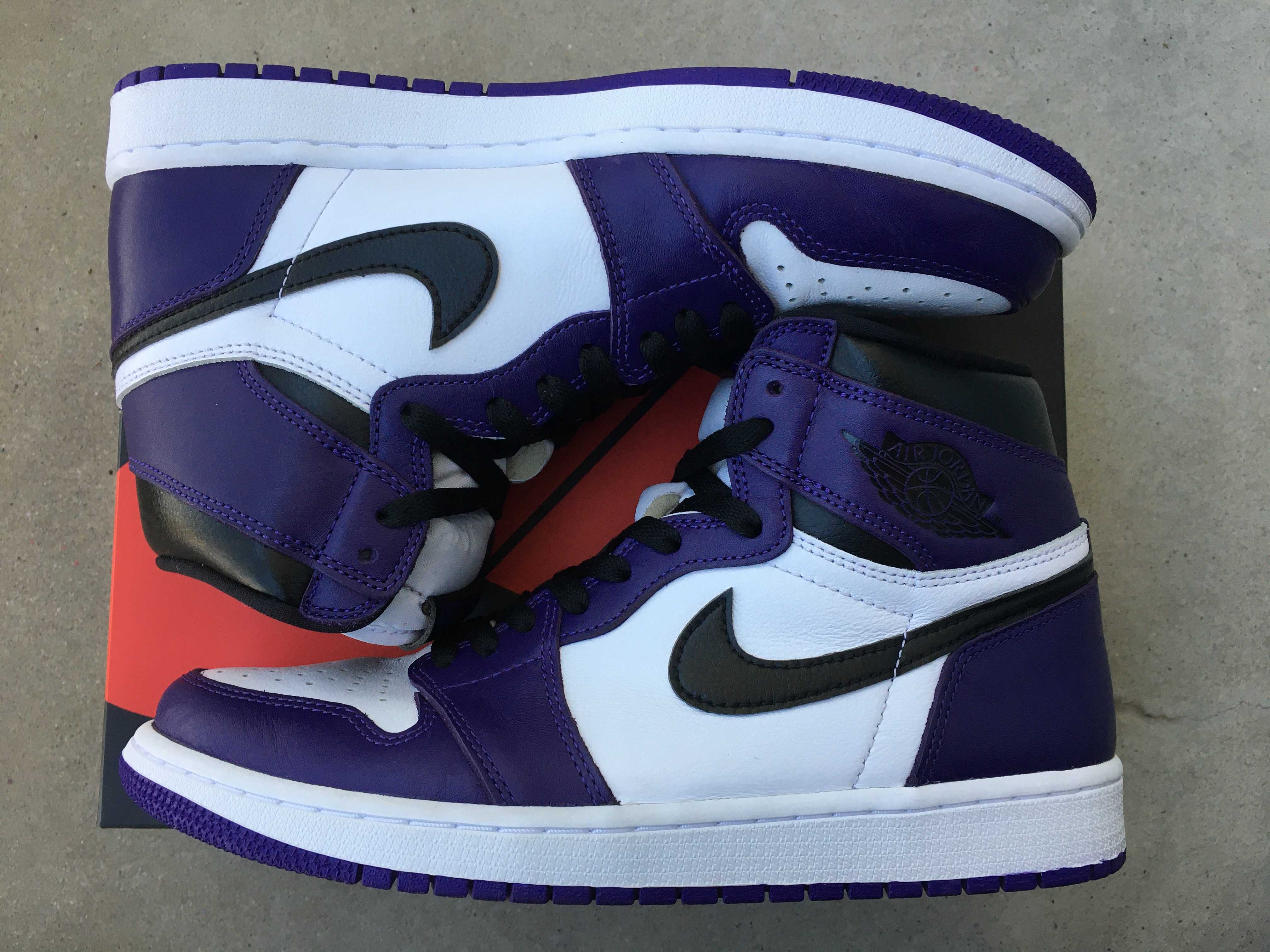 Nike Air Jordan 1 Retro High OG "Court Purple White/Black" (2020)
