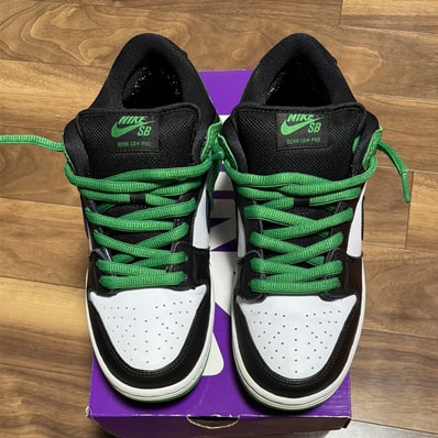 Nike SB Dunk Low Pro "Black and Classic Green"