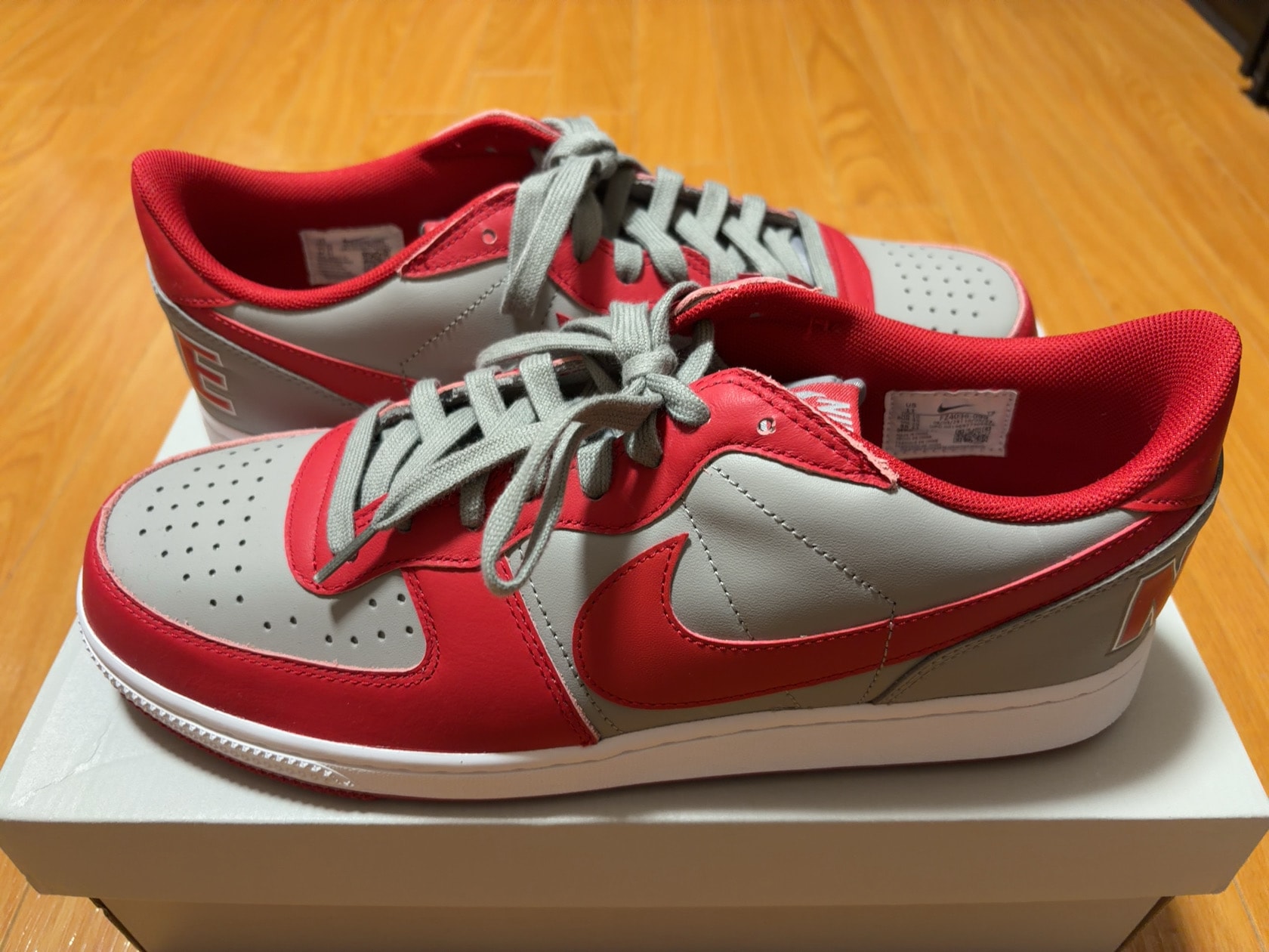 Nike Terminator Low "Varsity Red and Medium Grey"