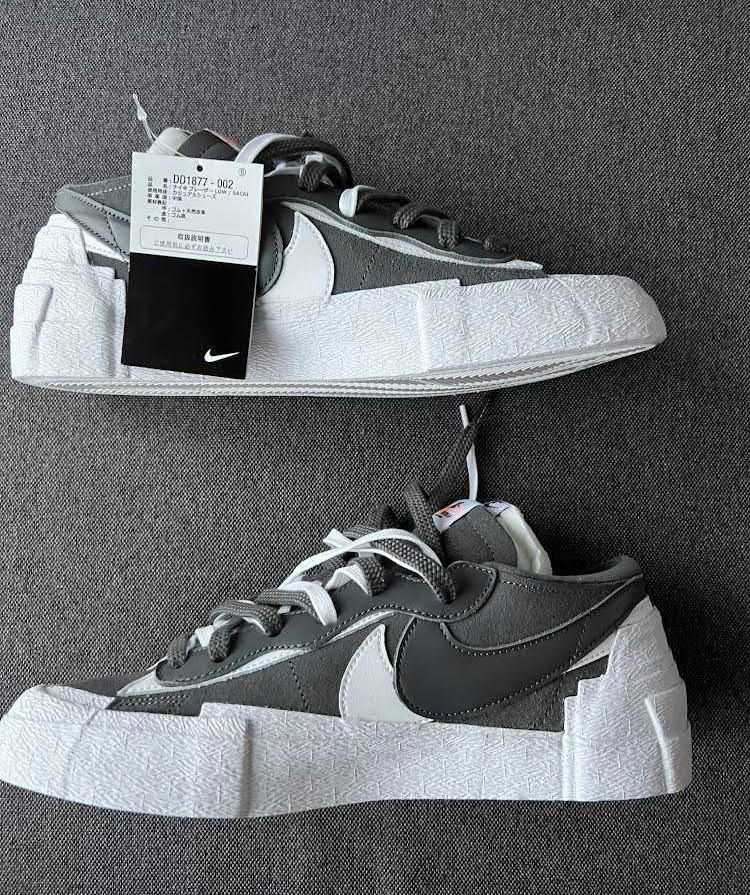 Sacai × Nike Blazer Low "Iron Grey"