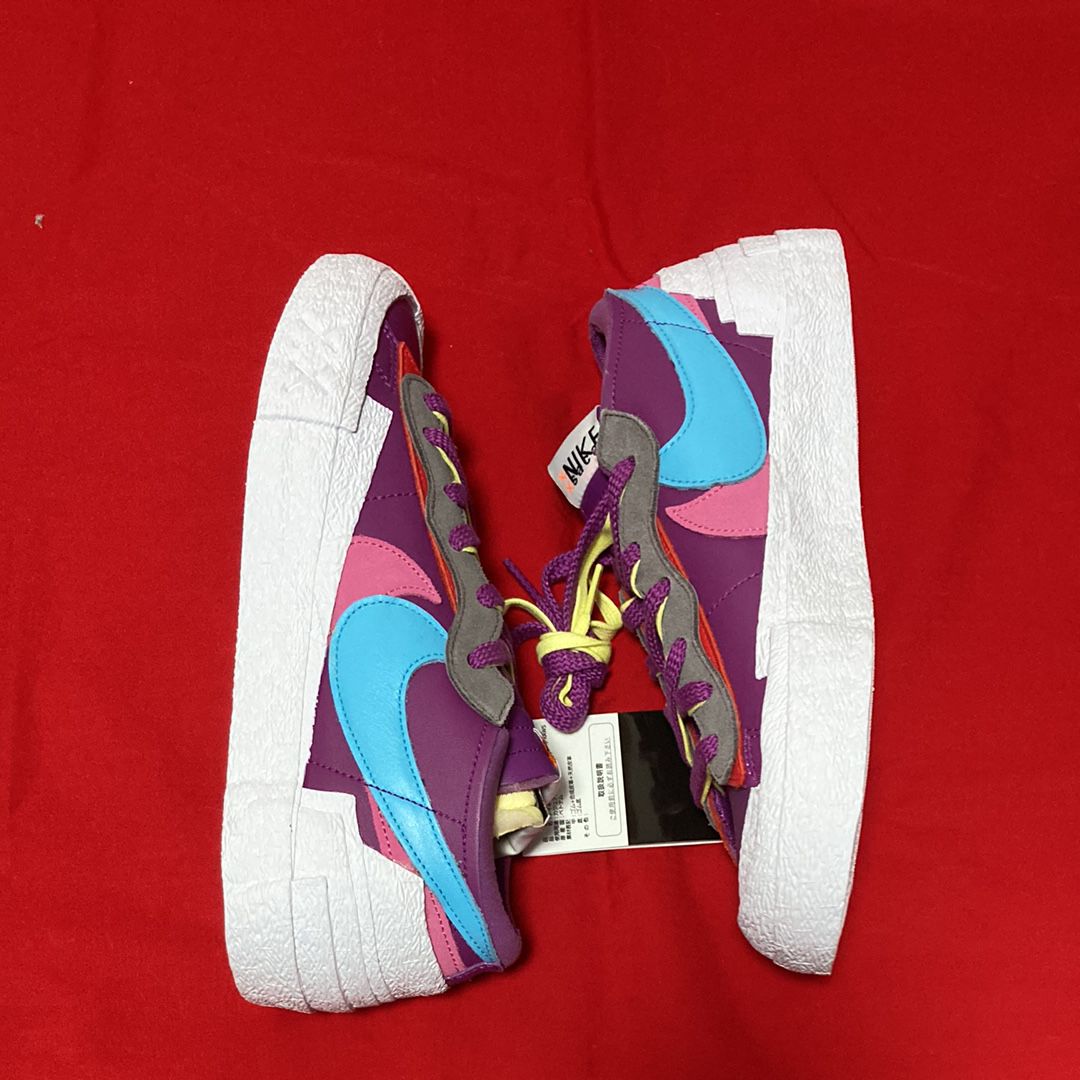 KAWS × sacai × Nike Blazer Low "Purple Dusk"