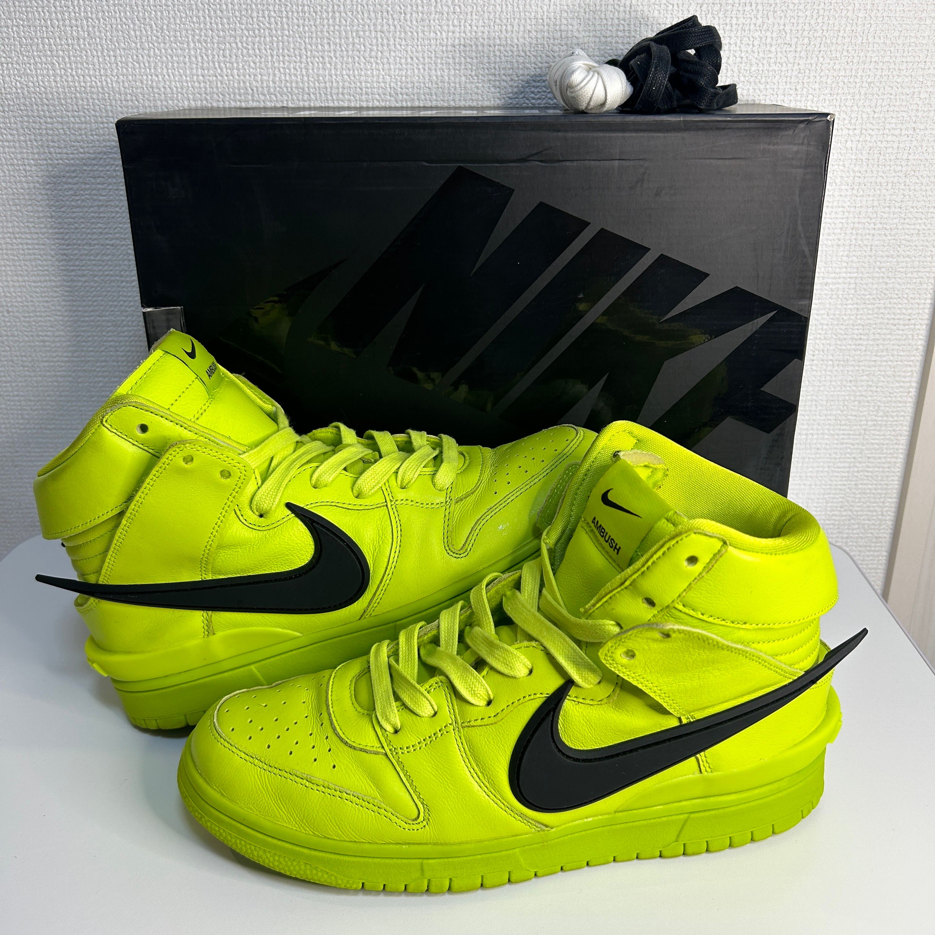 AMBUSH × NIKE DUNK HIGH "FLASH LIME"