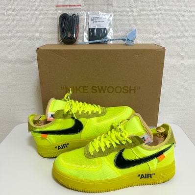 Off-White × Nike Air Force 1 Low "Volt"