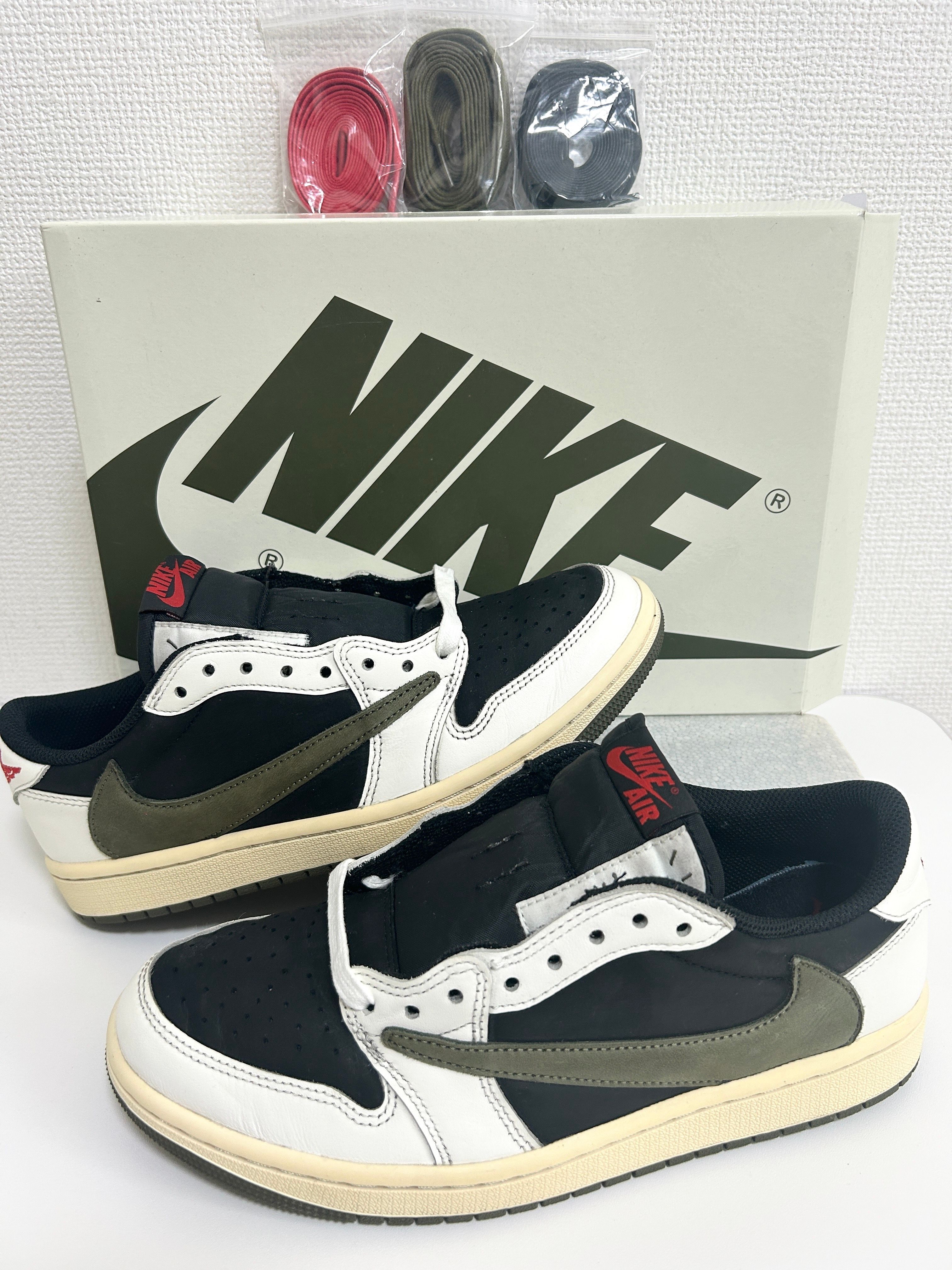 Travis Scott × Nike Women's Air Jordan 1 Low OG "Medium Olive"