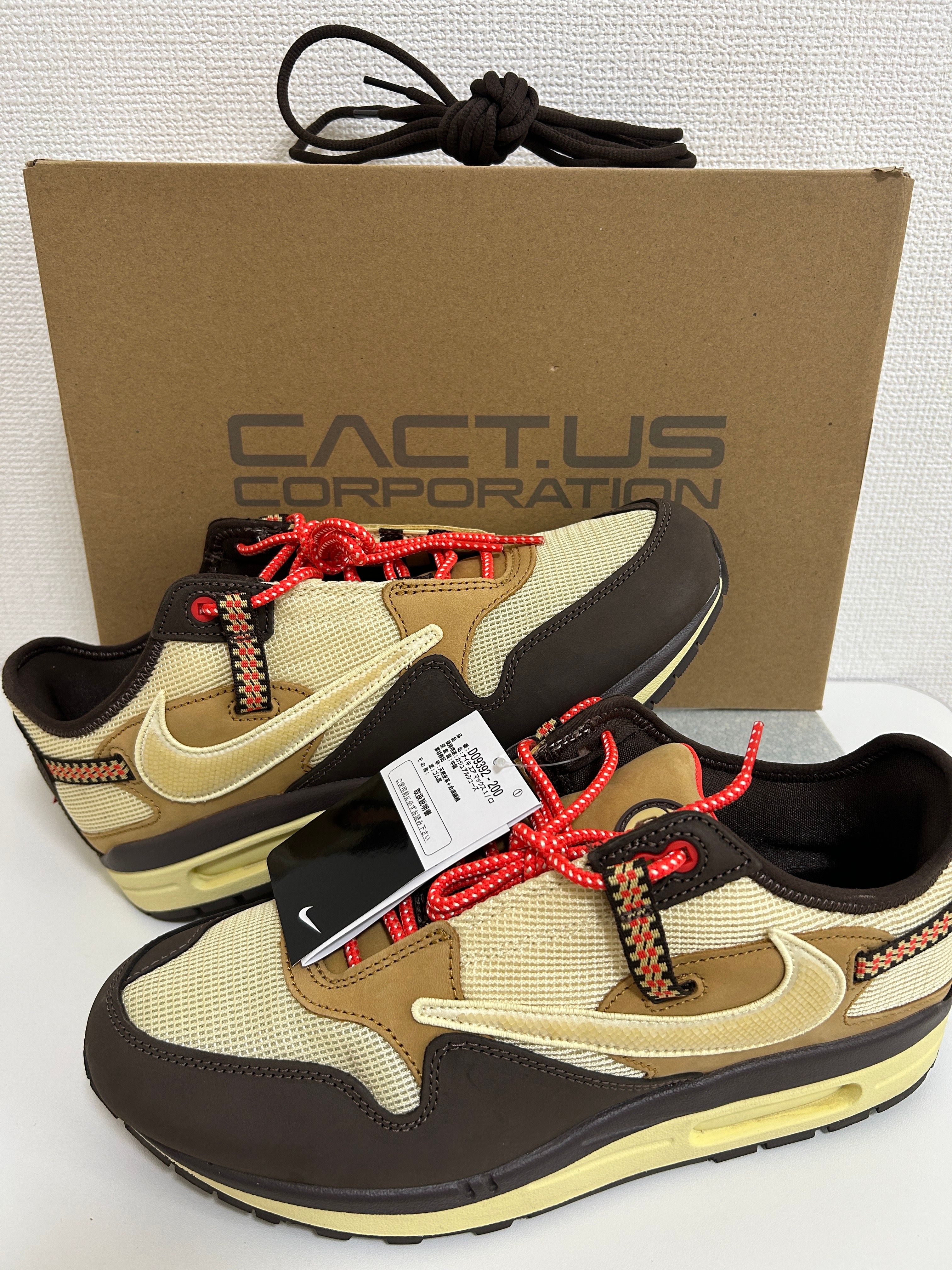 Travis Scott × Nike Air Max 1 "CACT.US Brown"