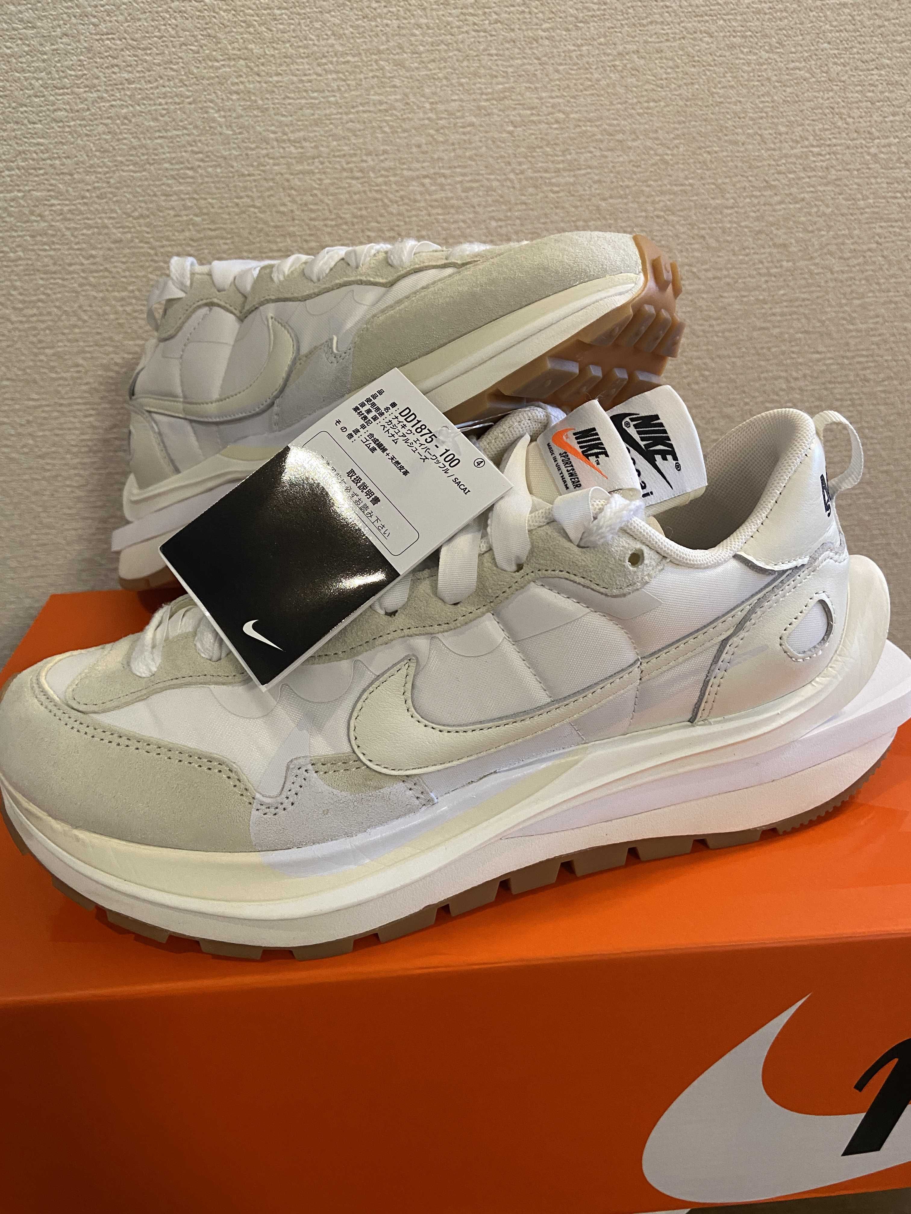 sacai × Nike Vapor Waffle "White Gum"