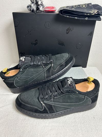 Travis Scott × Nike Air Jordan 1 Low OG SP "Black Phantom"