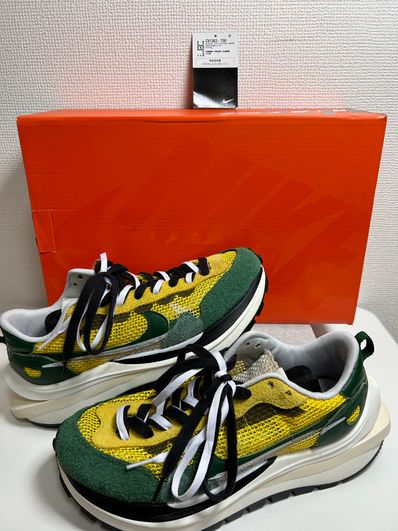 sacai × Nike Vapor Waffle "Tour Yellow/Stadium Green-Sail"