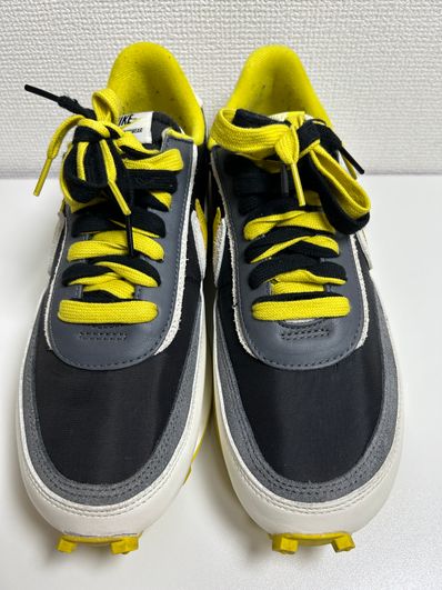 UNDERCOVER × sacai × Nike LD Waffle "Black/Sail-Dark Grey-Bright Citron"