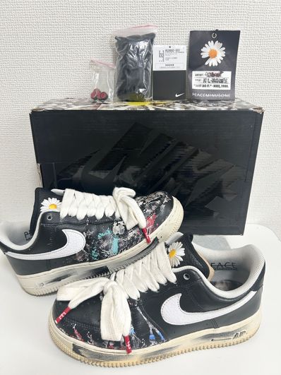 PEACEMINUSONE × Nike Air Force 1 Low Para Noise "Black" / G-DRAGON
