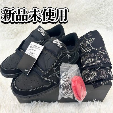 Travis Scott × Nike Air Jordan 1 Low OG SP "Black Phantom"