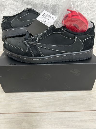 Travis Scott × Nike Air Jordan 1 Low OG SP "Black Phantom"