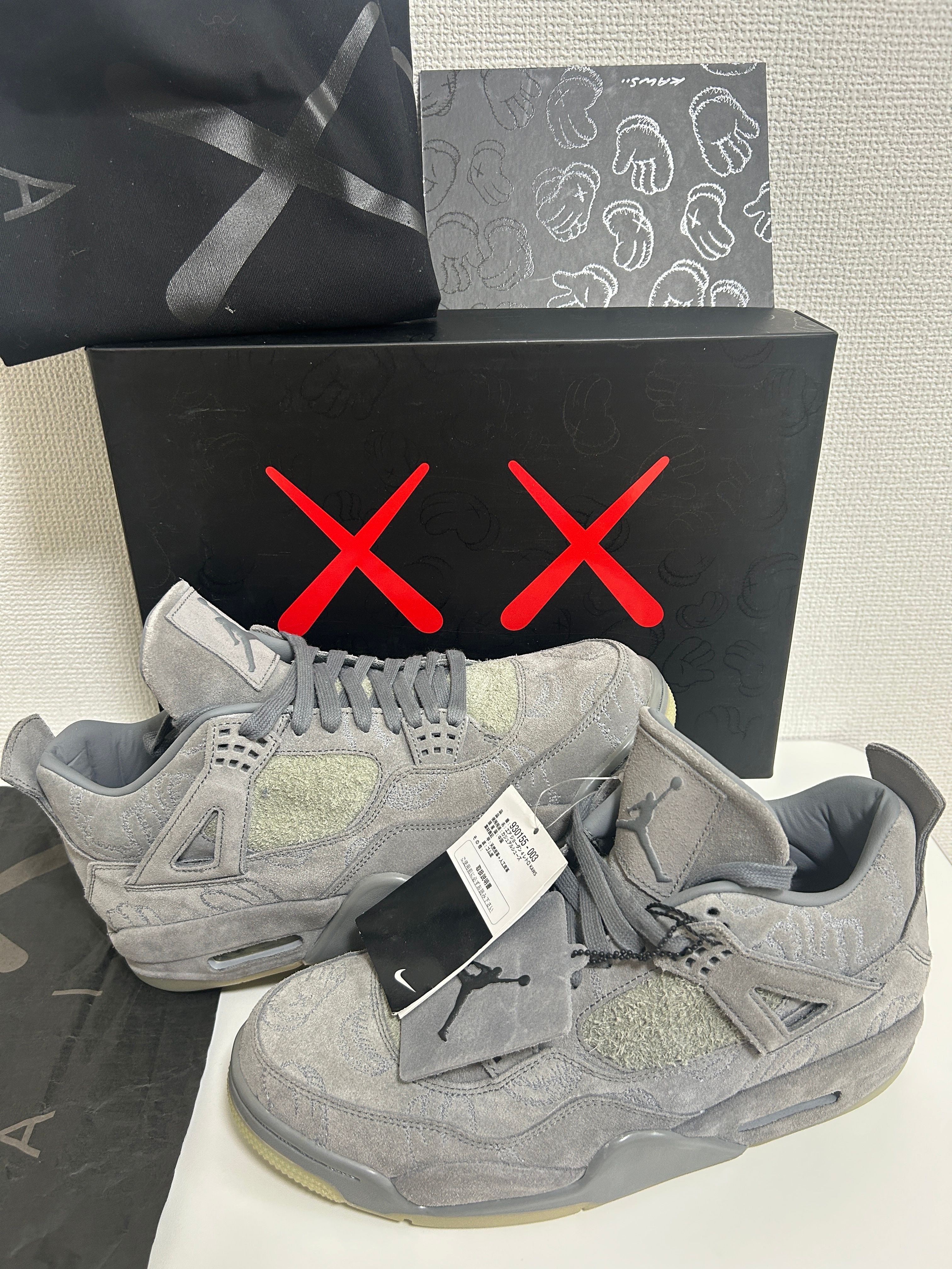 KAWS × Nike Air Jordan 4 Retro "Grey"