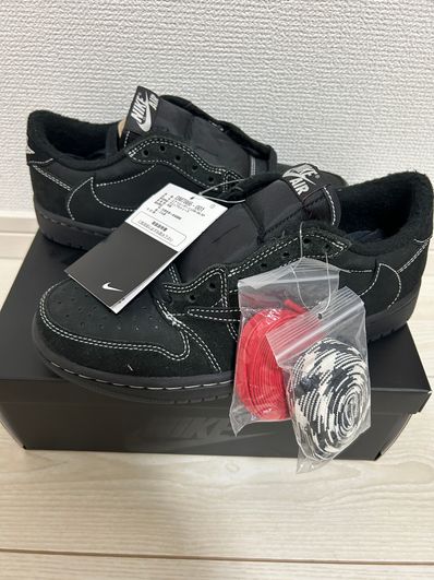 Travis Scott × Nike Air Jordan 1 Low OG SP "Black Phantom"