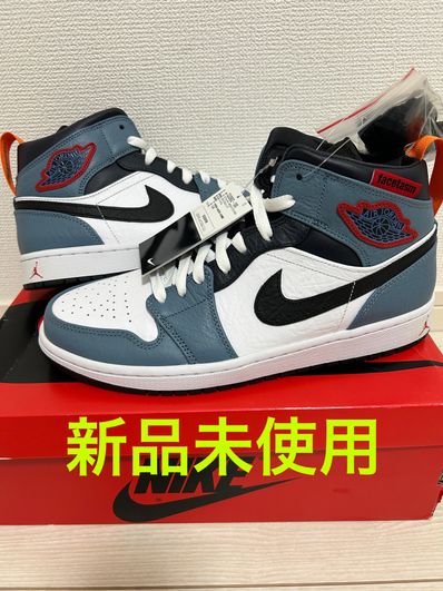 FACETASM × Nike Air Jordan 1 Mid "White/Navy"