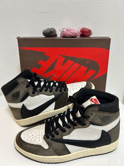 Travis Scott × Nike Air Jordan 1 Retro High OG TS SP "Sail/Dark Mocha"