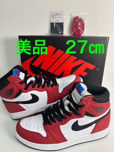 Spiderman × Nike Air Jordan 1 Origin Story "Gym Red/White/Photo Blue/Black"