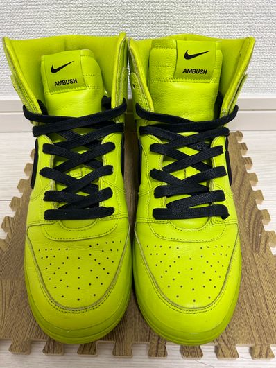 AMBUSH × NIKE DUNK HIGH "FLASH LIME"