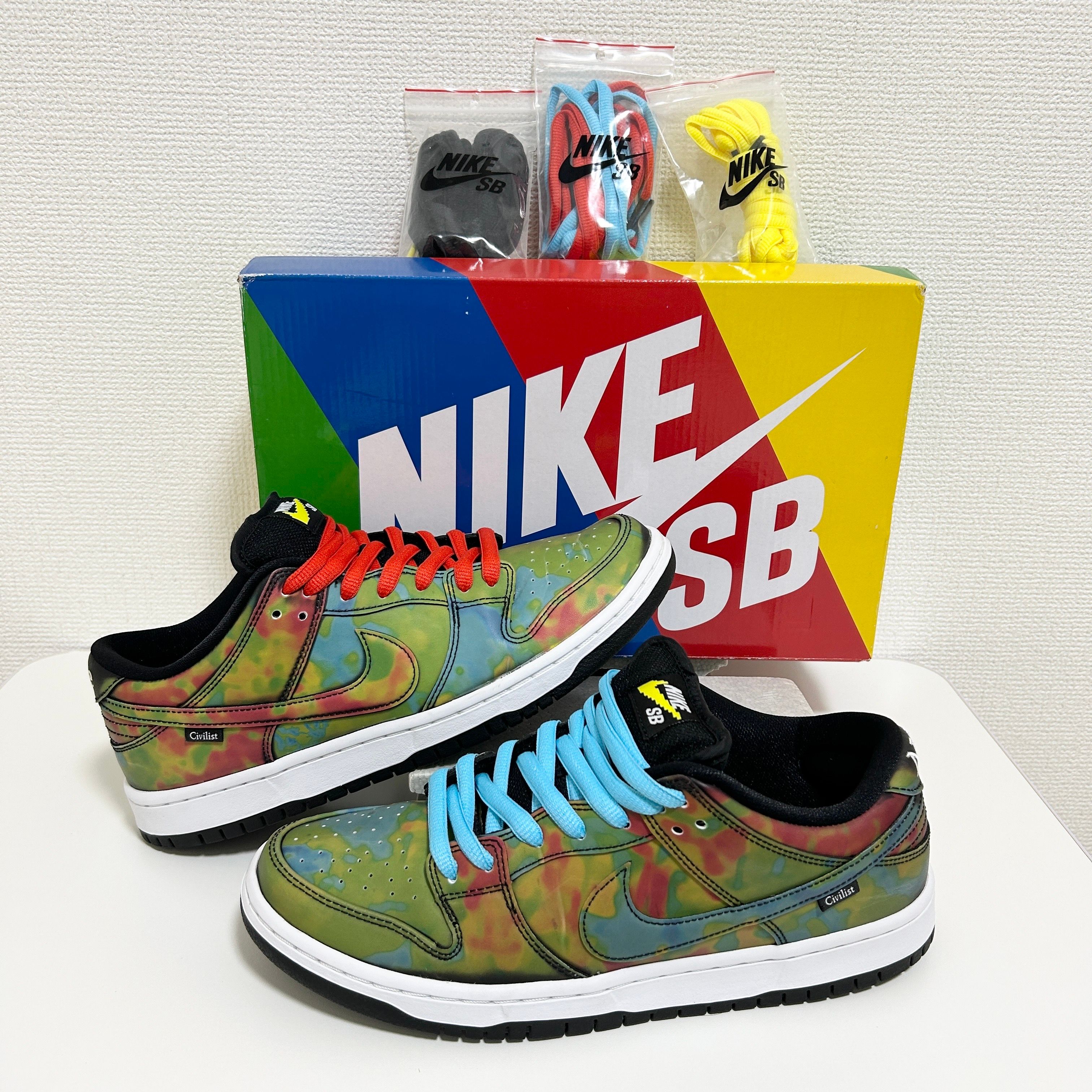 Civilist × Nike SB Dunk Low "Thermography"