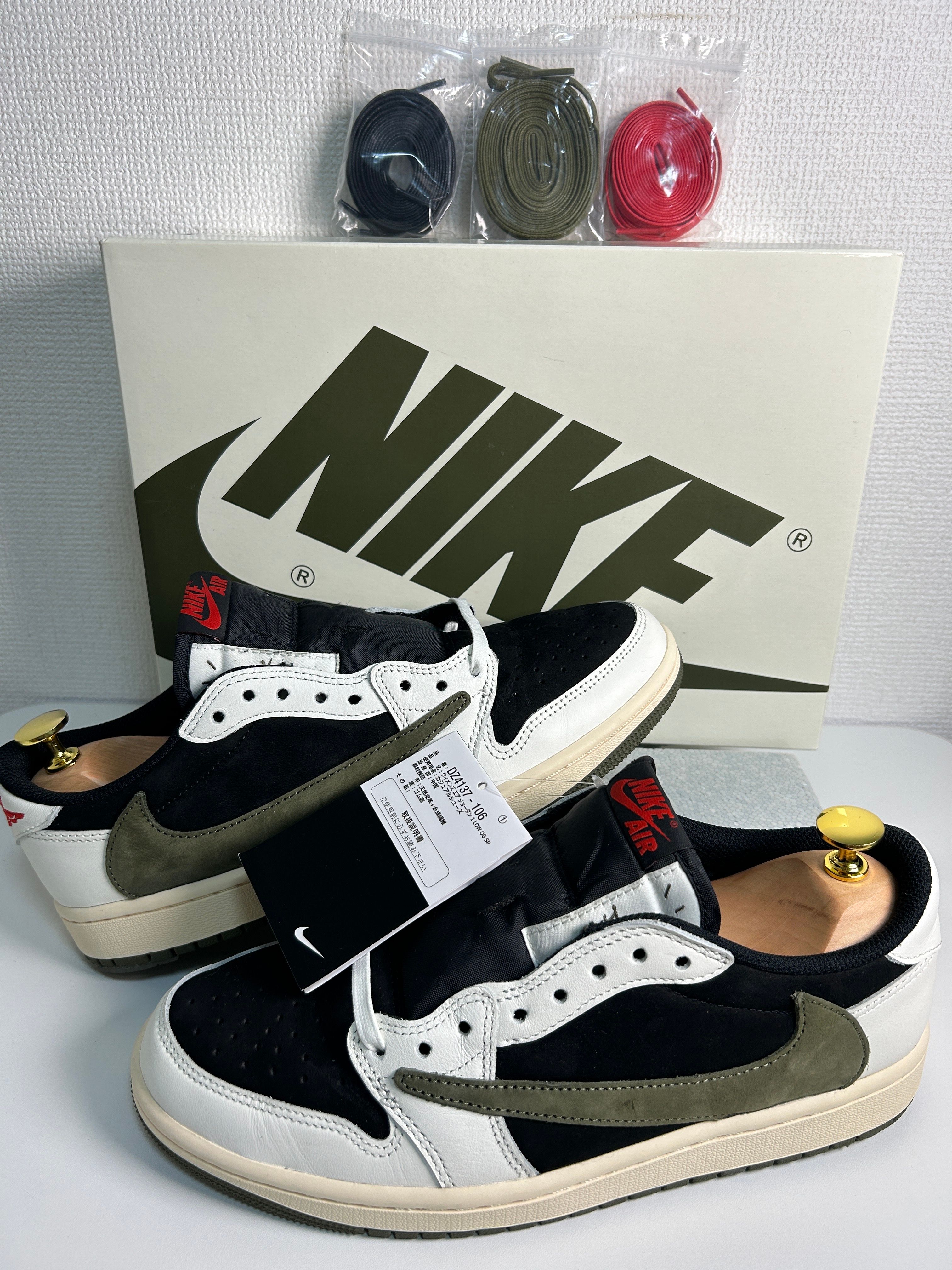 Travis Scott × Nike Women's Air Jordan 1 Low OG "Medium Olive"