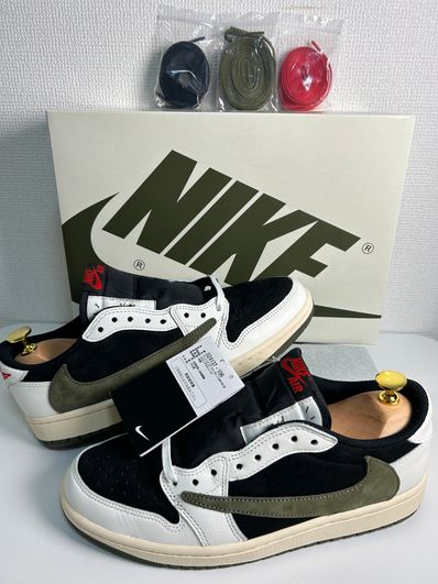 Travis Scott × Nike Women's Air Jordan 1 Low OG "Medium Olive"