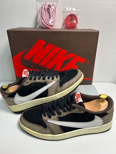 Travis Scott × Nike Air Jordan 1 Low OG SP-T "Black/Dark Mocha"