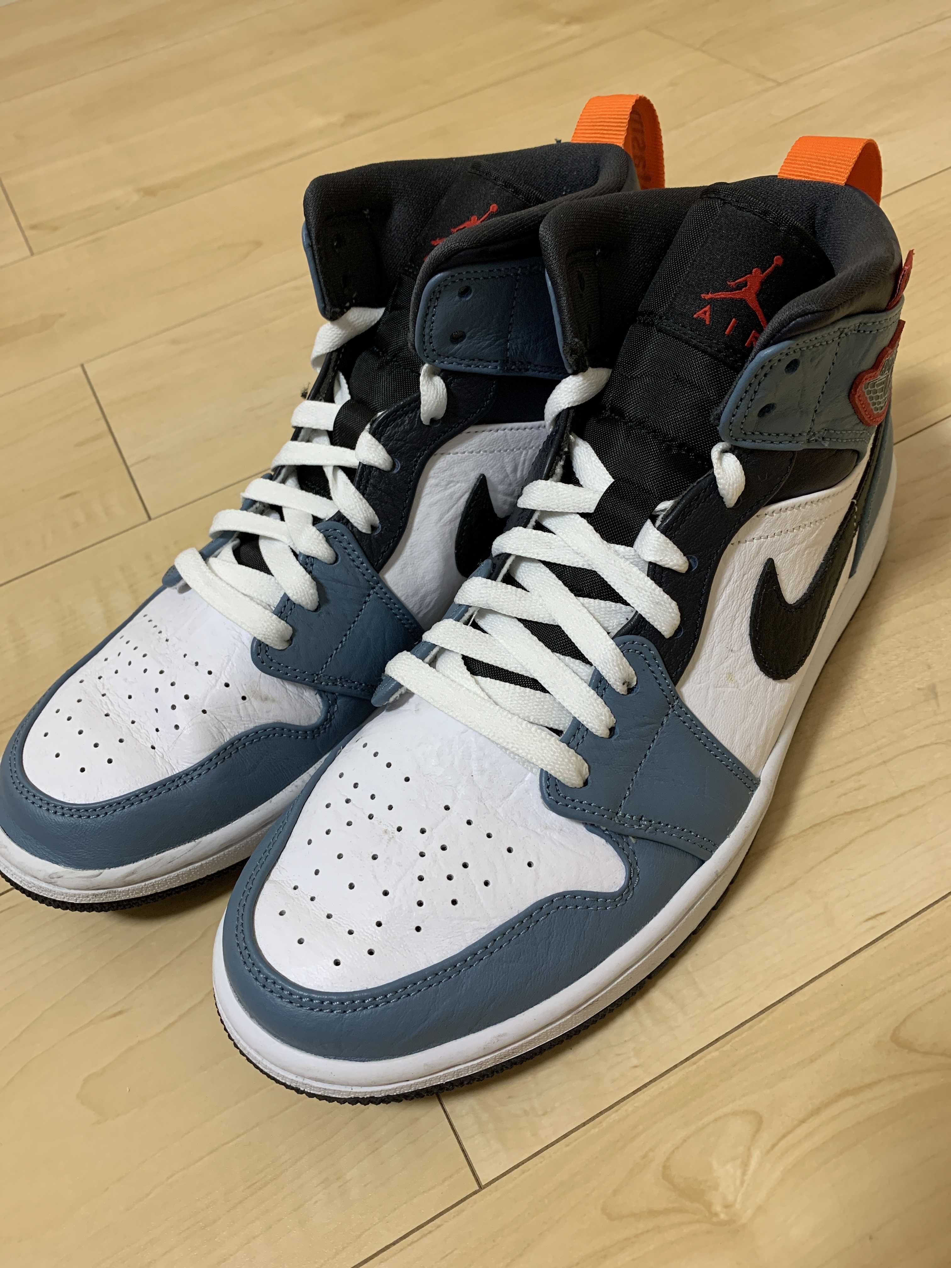 FACETASM × Nike Air Jordan 1 Mid "White/Navy"